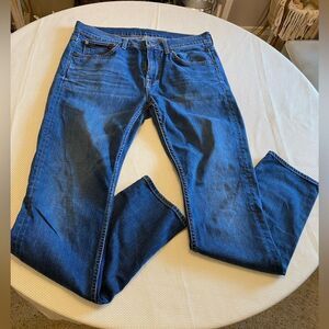 7 for all mankind size 34 inch waist plus size designer skinny straight leg boho